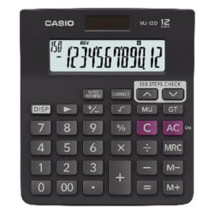Casio MJ-12Da Plus Desktop Type Calculator Black