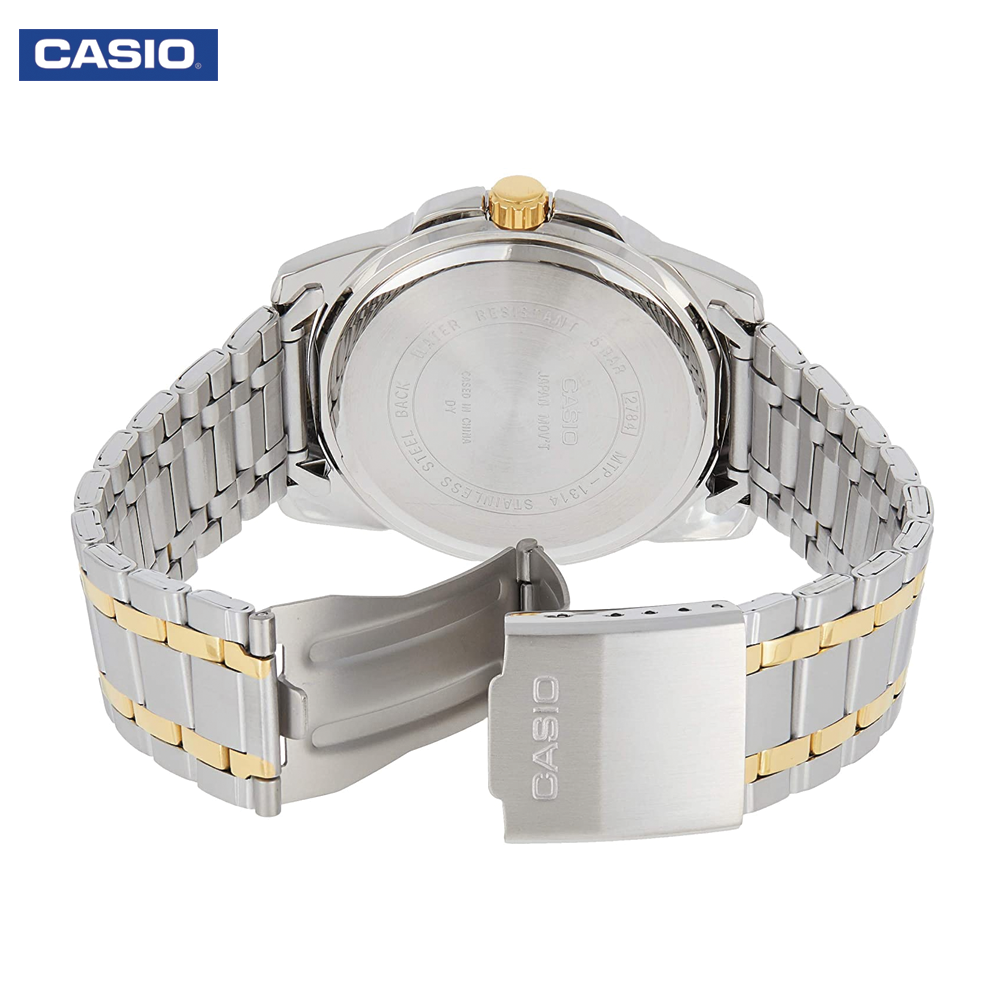 Casio MTP-1314SG-1AVDF (CN) Mens Analog Watch - Silver and Gold