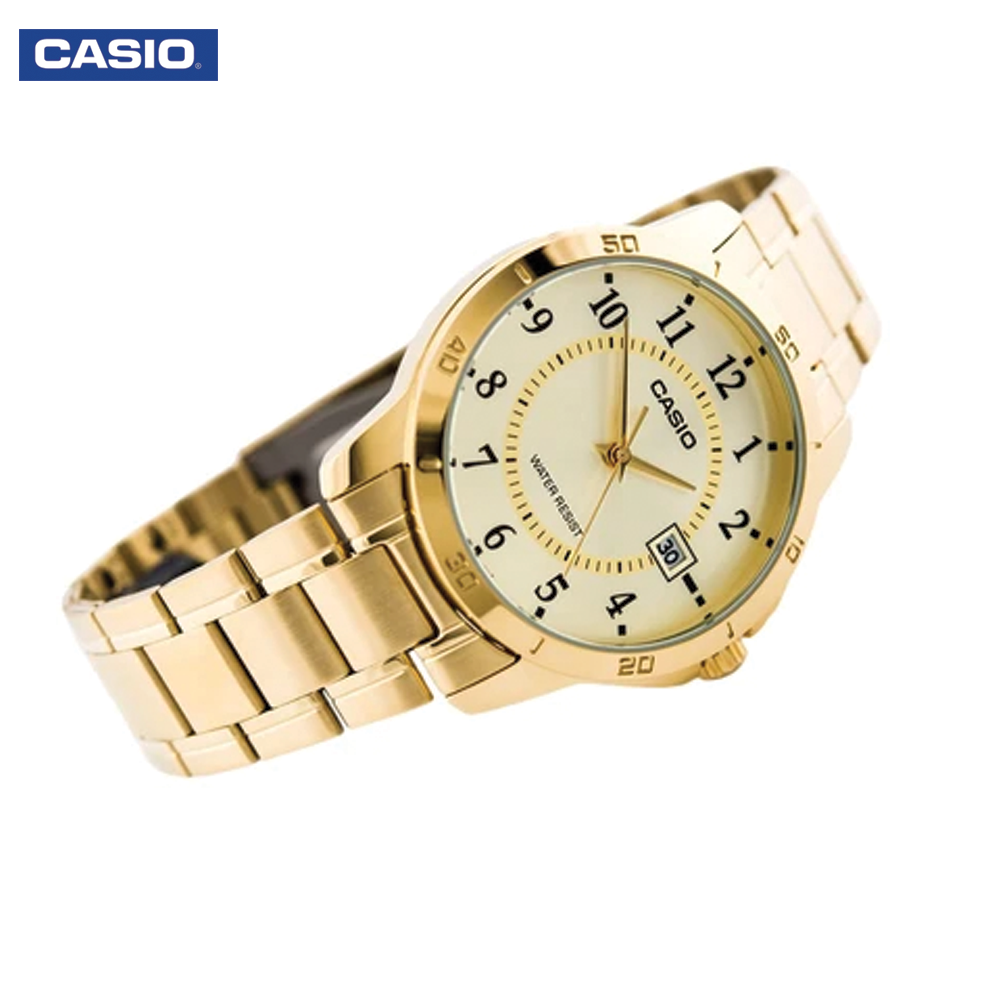 Casio MTP-V004G-9BUDF Classic Analog Womens Watch - Gold