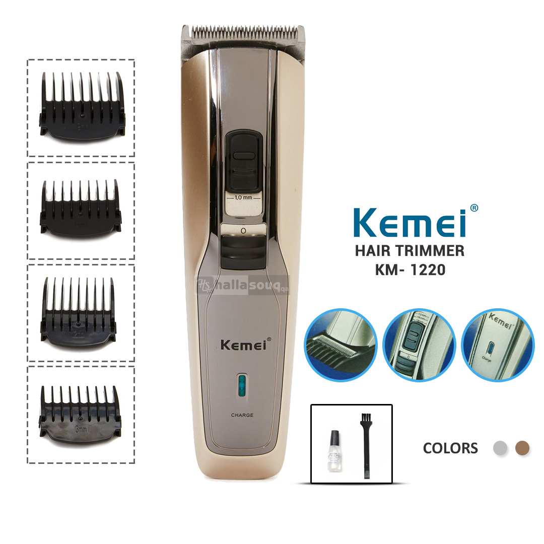 Kemei KM-1220 Electric Hair Clipper - Sandal