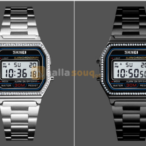 SKMEI SK 1474 Fashion Digital Stainless Steel Women's Watch Buy 1 Get 1 @ 99QAR