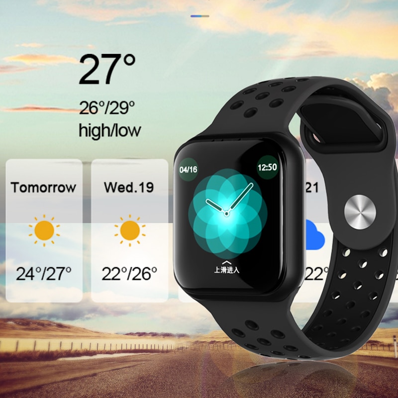 F8 Smart Watch IP67 Waterproof, Blood Pressure and Heart Rate Monitoring - Green