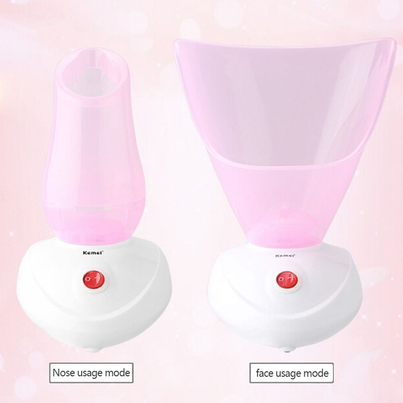 Kemei KM-6068 face SPA Water Nano-Spray Steam Face Device - Pink
