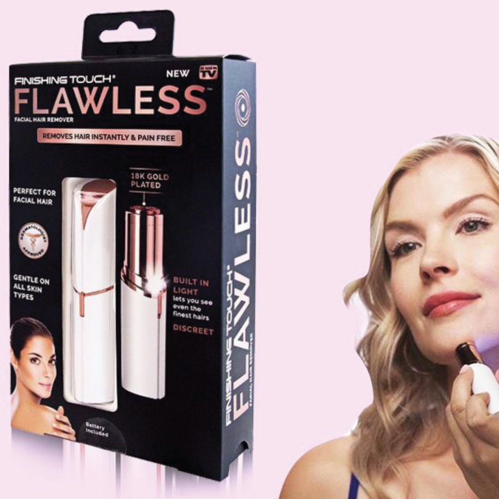 Flawless Finishing Touch Painless Facial Hair Remover for Women