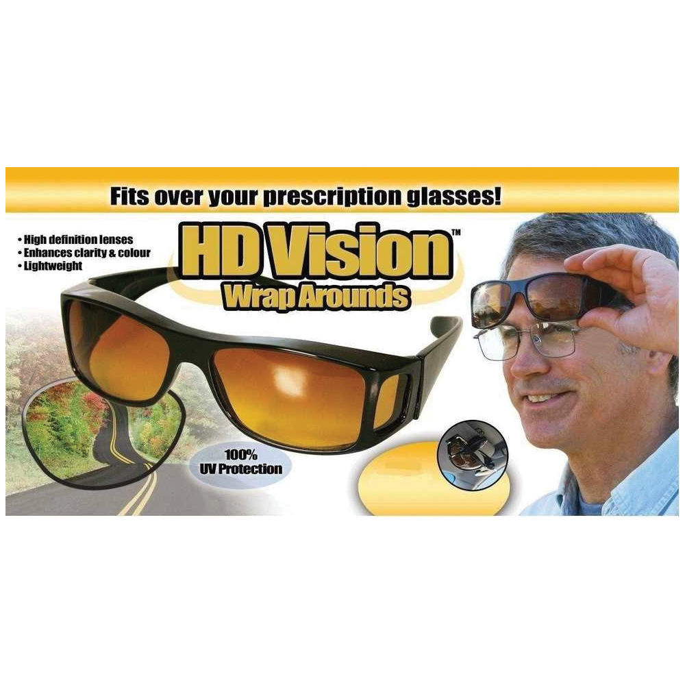 HD Vision wraparounds Night Driving Vision Sunglasses