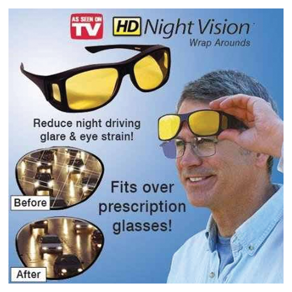 HD Vision wraparounds Night Driving Vision Sunglasses