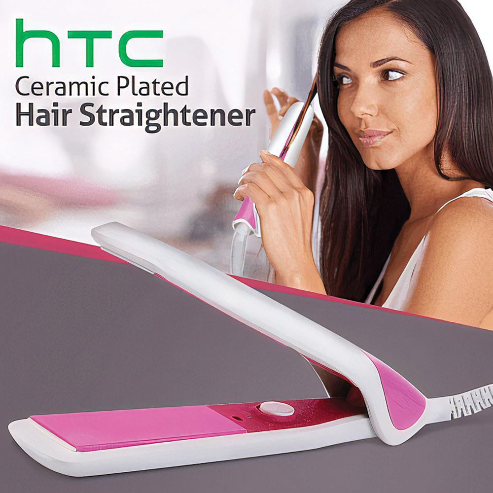 HTC JK-6002 Hair Straightener - White