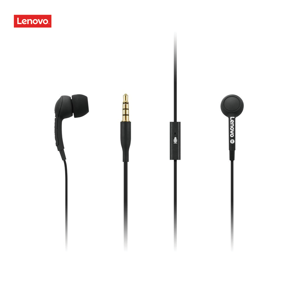Lenovo 100 In-Ear Headphone GXD0S50936 - Black