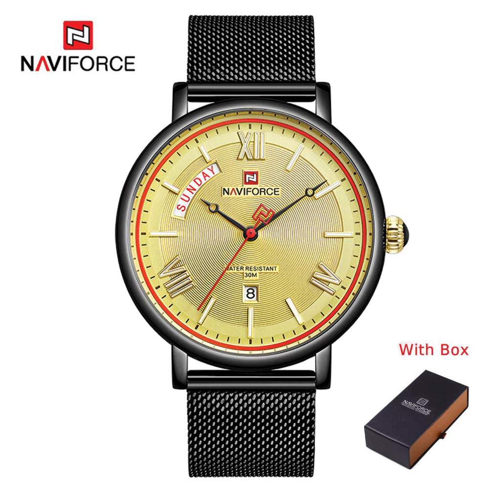 NAVIFORCE NF 3006 Men’s Watch - Black Gold