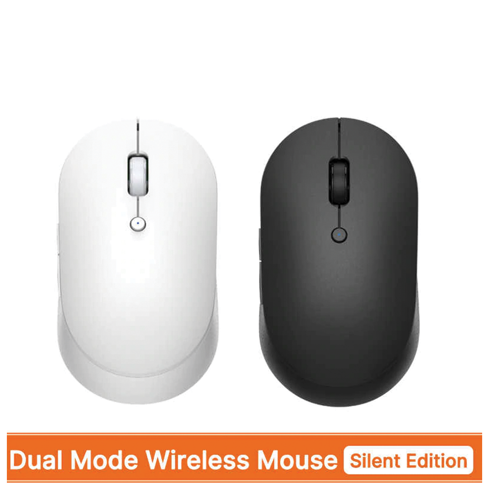 Xiaomi Mi Dual Mode Wireless Mouse Silent Edition -  White