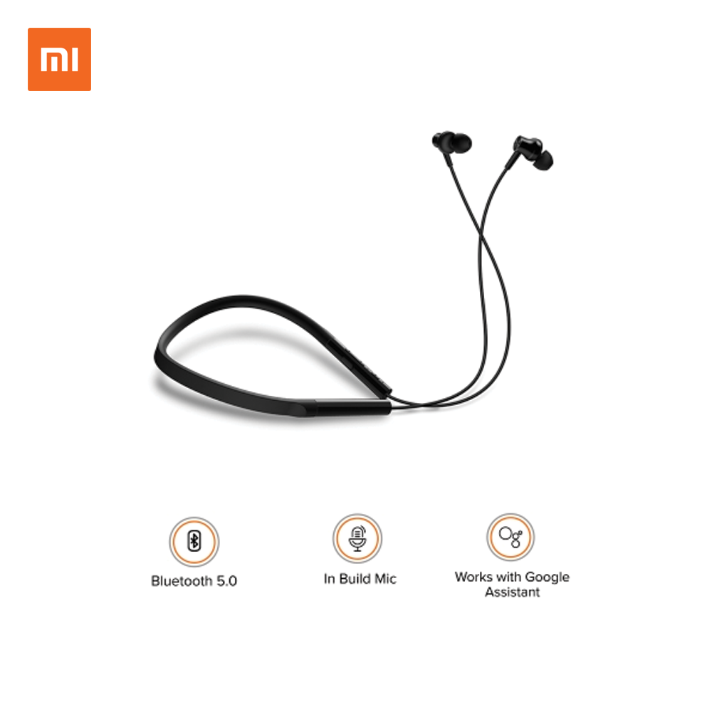Xiaomi Mi Neckband Bluetooth Earphones - Black