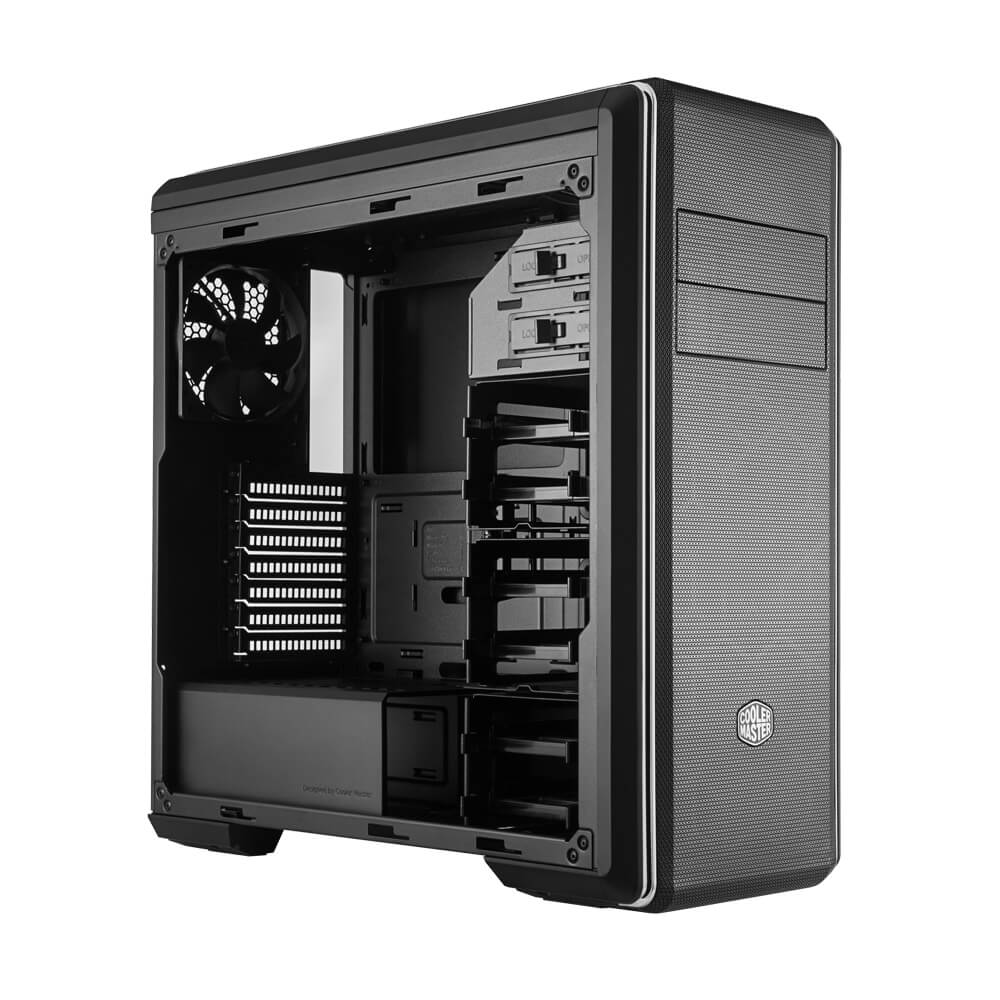 Cooler Master CM694 TG - MCB-CM694-KG5N-S00 - Black - Mid Tower Case with Curved Mesh Ventilation, Tempered Glass Side Panel and Graphics Card Stabilizer