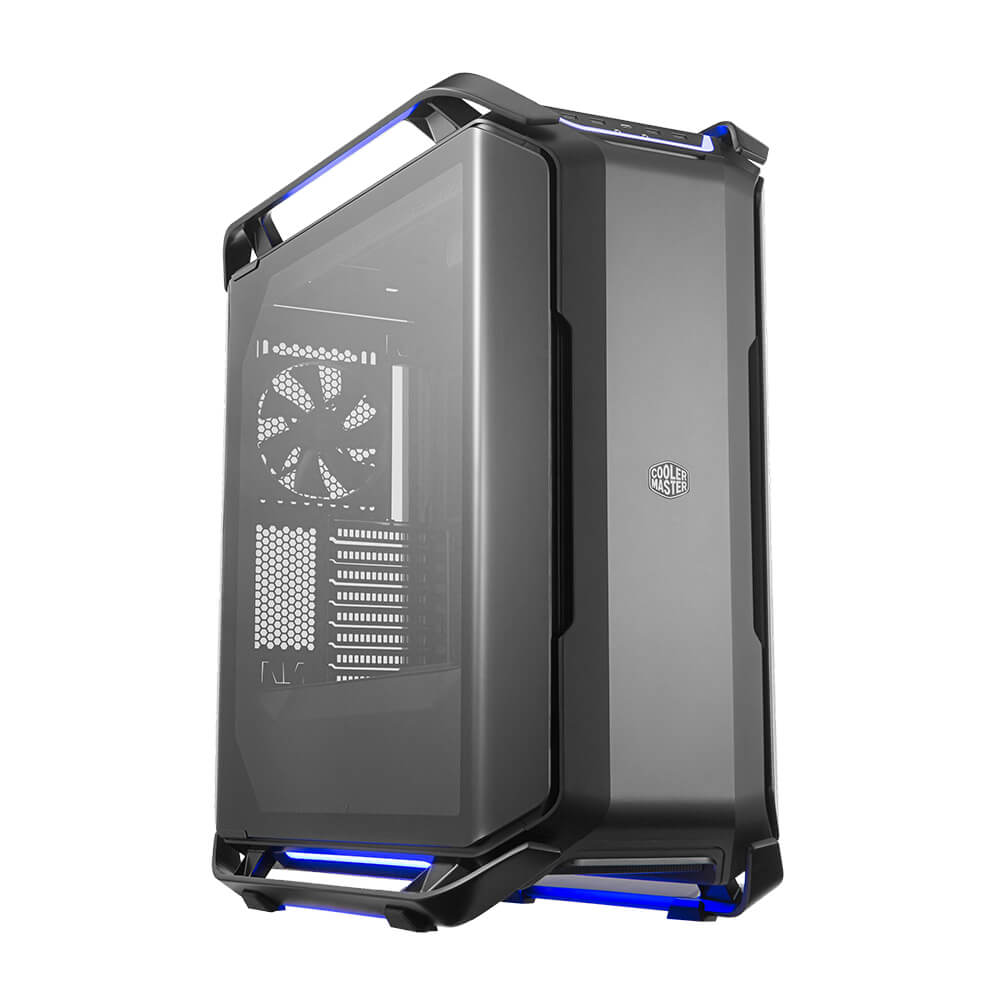 Cooler Master Cosmos C700P Black Edition - MCC-C700P-KG5N-S00 - Black - Full Tower Case with Highly Versatile Layout, Curved Tempered Glass Side Panel and Flat Radiator Brackets