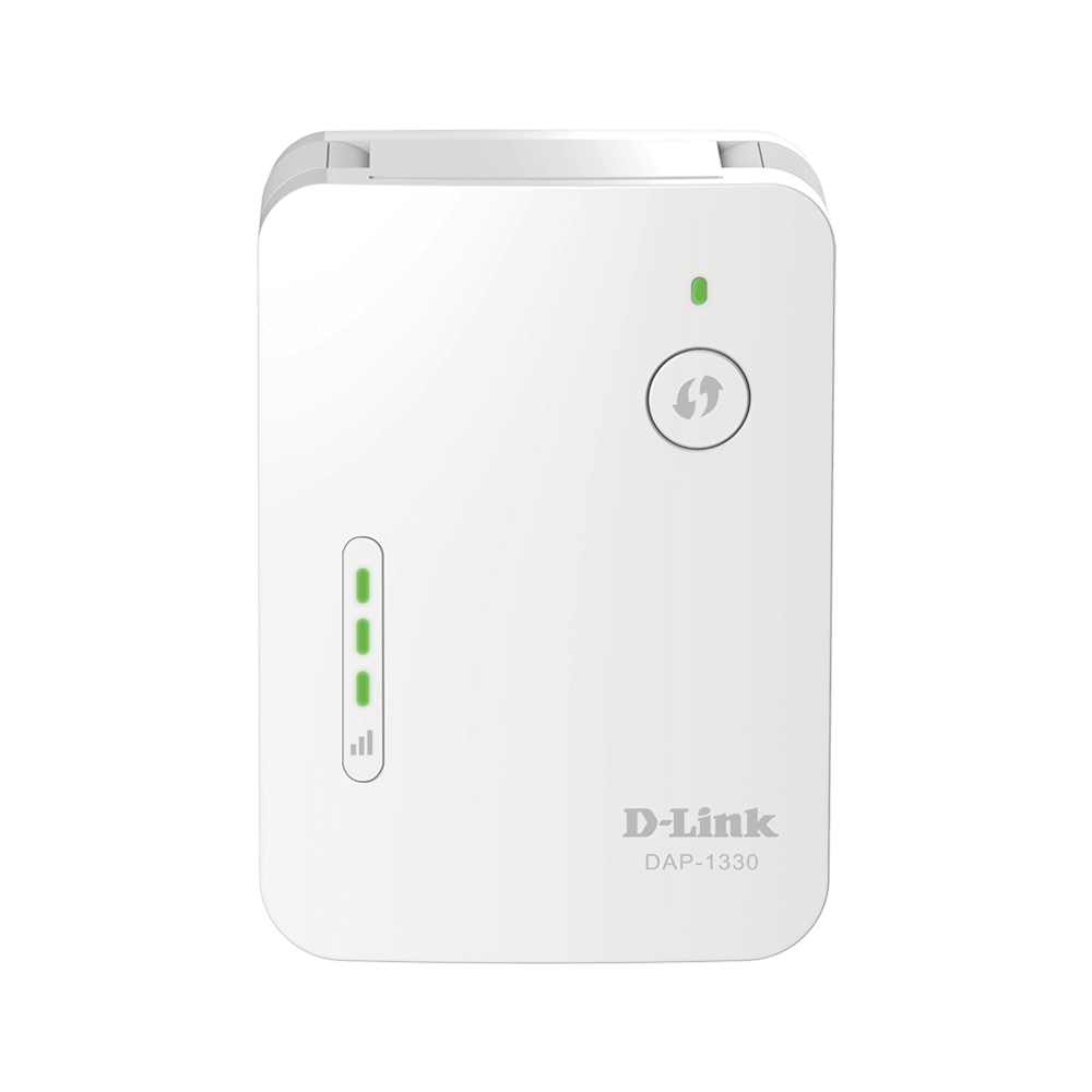 D-Link N300 DAP-1330 Wi-Fi Range Extender - White