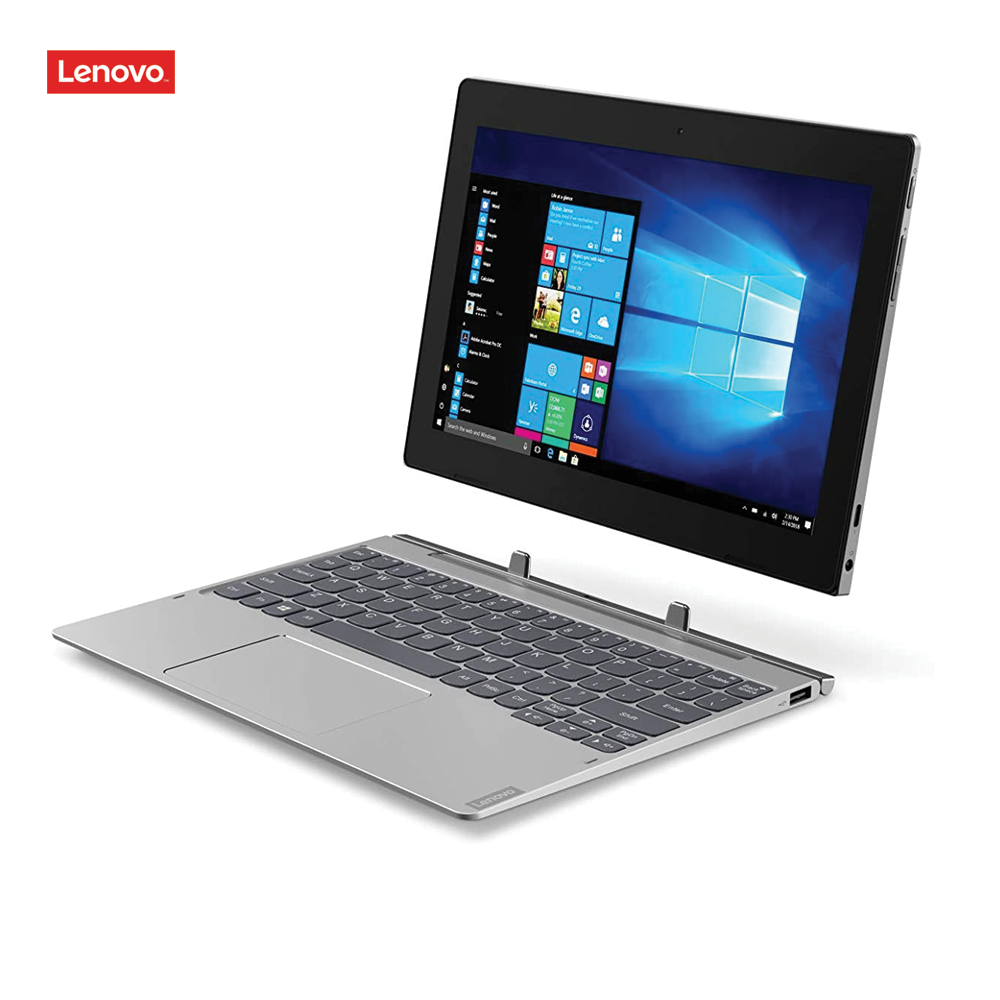 Lenovo ideapad D330-10IGM PC 10 inch, 4GB RAM, 64GB Storage, WiFi Tablet - Mineral Grey