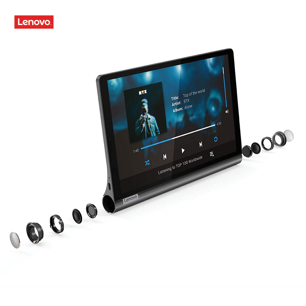 Lenovo Yoga Smart Tab (YT-X705X) 10 inch, 4GB RAM, 64GB Storage, 4G LTE Tablet - Iron Grey
