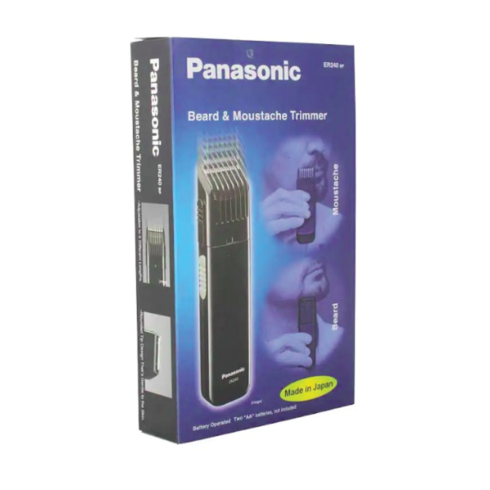 Panasonic ER-240 Beard Hair Clippers, Trimmer - Black