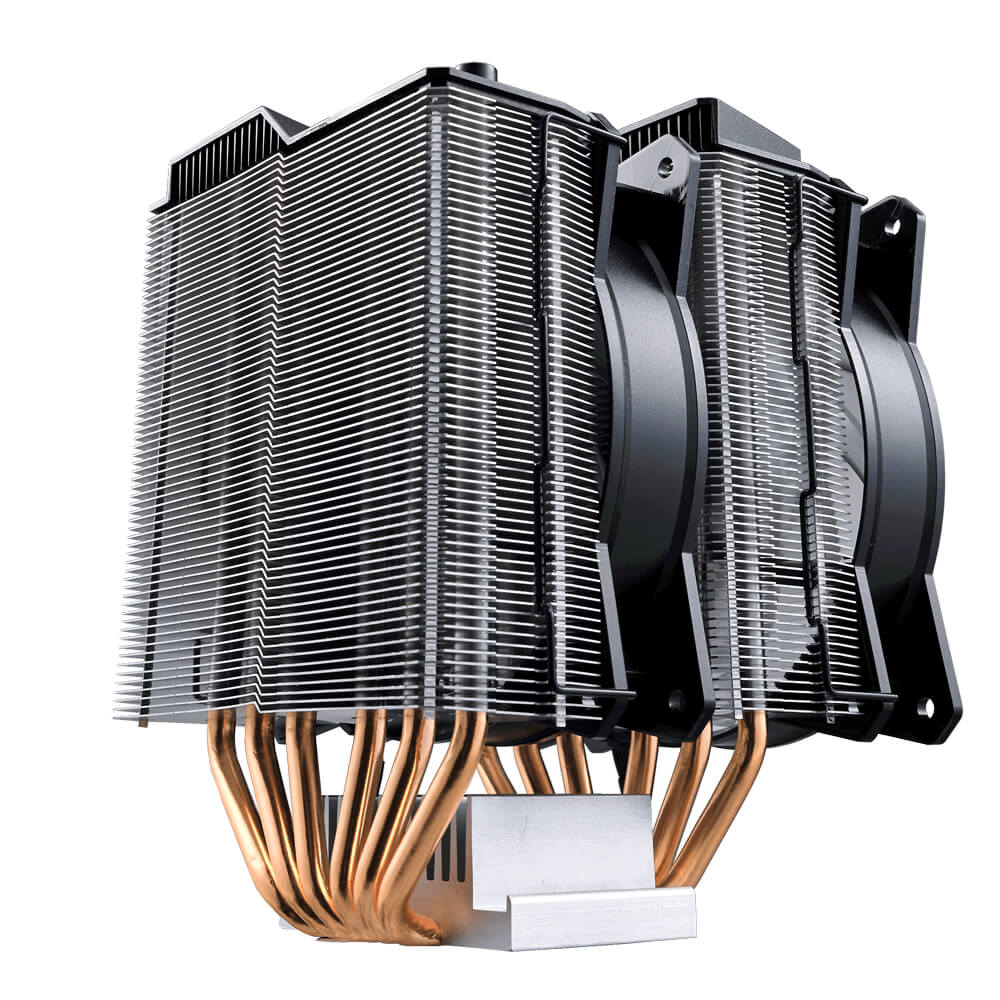 Cooler Master MasterAir MA620P - MAP-D6PN-218PC-R1 - Black/Silver - Air Cooling with Twin-Tower with 6 Heat Pipes and RGB LED Fans