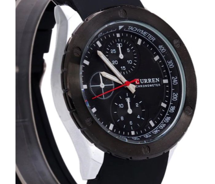 Curren 8165 Analog Quartz Curren Watch For Men - Black