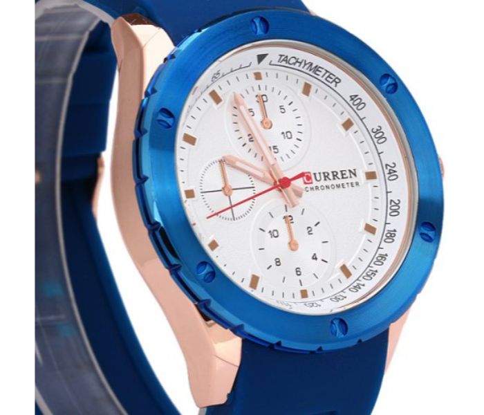 Curren 8165 Analog Quartz Curren Watch For Men - Blue