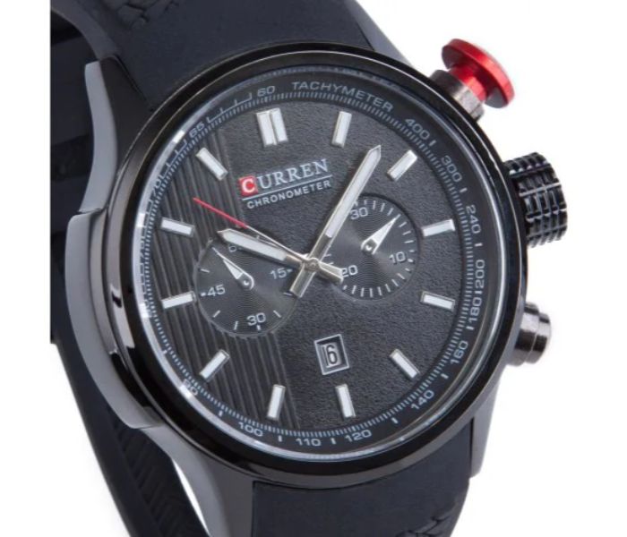 Curren 8175 Analog Quartz Curren Watch For Men - Black