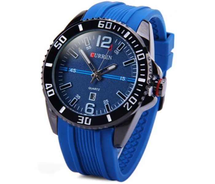 Curren 8178 Analog Quartz Curren Watch For Men - Blue