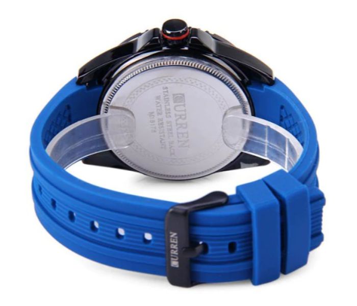 Curren 8178 Analog Quartz Curren Watch For Men - Blue