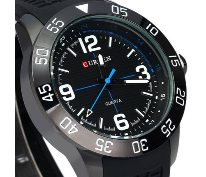 Curren 8181 Analog Quartz Curren Watch For Men - Black