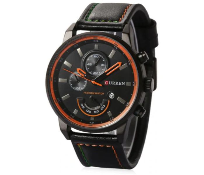 Curren 8217 Casual Quartz Curren Watch For Men - Black