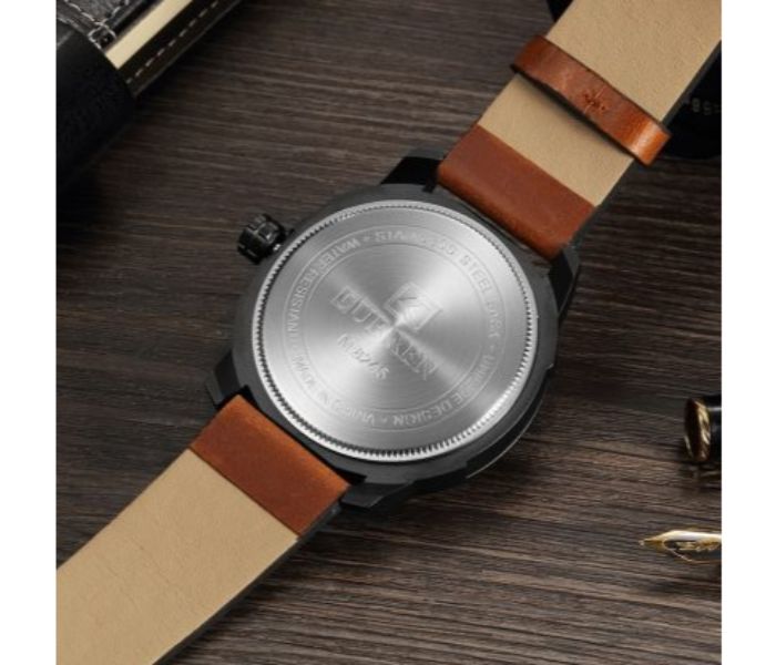 Curren 8245 Casual Quartz Curren Watch For Men - Brown and Black