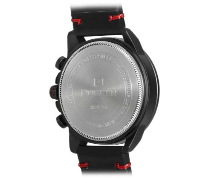 Curren 8288 Chronograph Curren Watch For Men - Black And Red