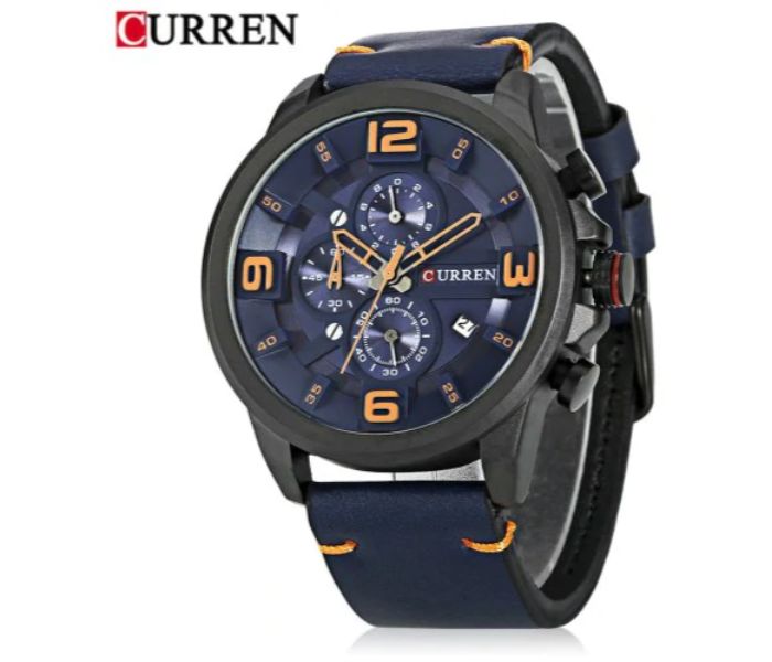 Curren 8288 Chronograph Curren Watch For Men - Blue