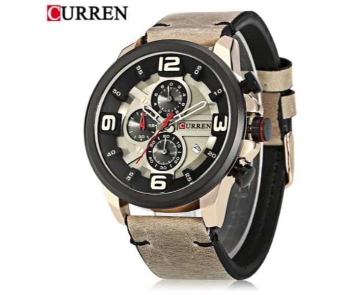 Curren 8288 Chronograph Curren Watch For Men - Khaki