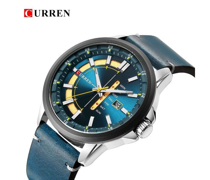 Curren 8307 Luxury Quartz Curren Watch For Men - Blue