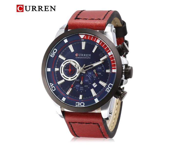 Curren 8310 Fashionable Quartz Curren Watch For Men - Blue