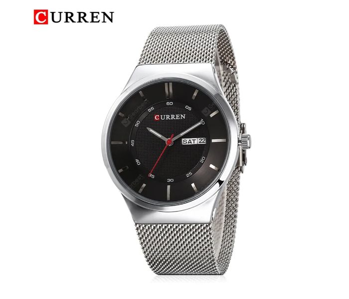 Curren 8311 Stainless Steel Analog Quartz Curren Watch For Men - Silver