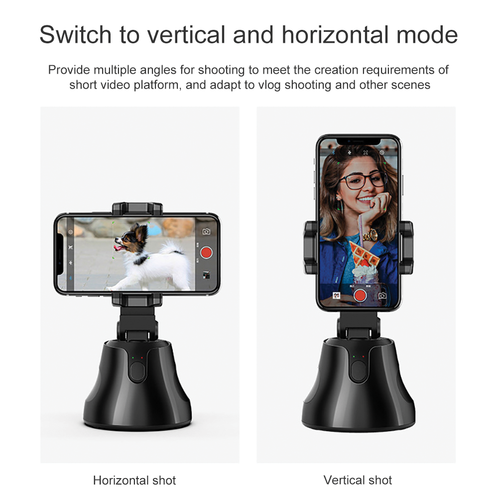 Apai Genie Smartphone Selfie Shooting Gimbal 360 Object Auto Tracking Phone Holder Selfie Stick for Vlog Video tiktok Youtube Live