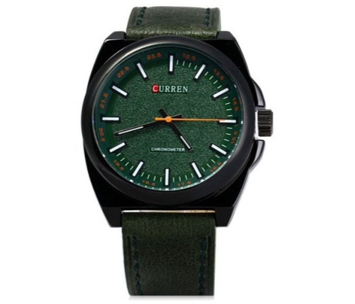 Curren 8168 Casual Analog Quartz Curren Watch For Men - Green