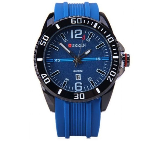 Curren 8178 Analog Quartz Curren Watch For Men - Blue