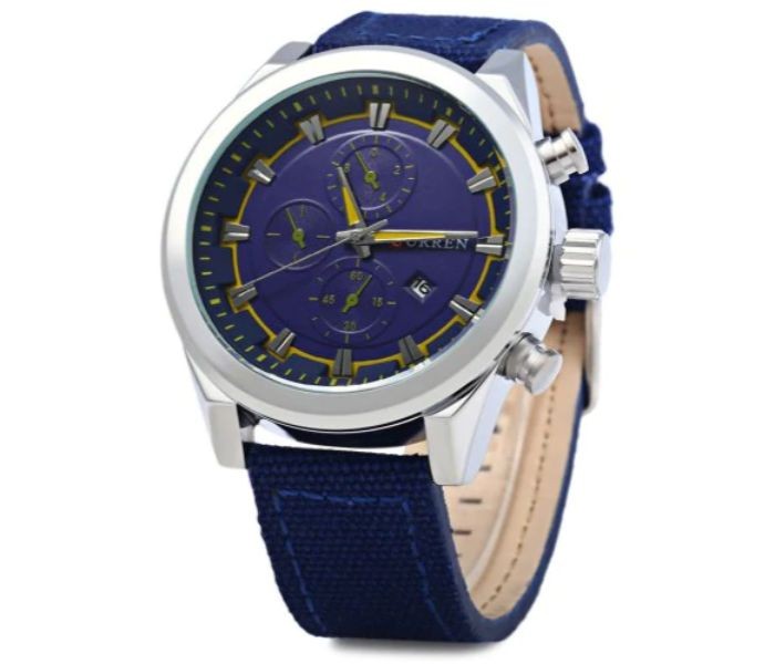 Curren 8196 Quartz Watch With Date Function For Men Blue