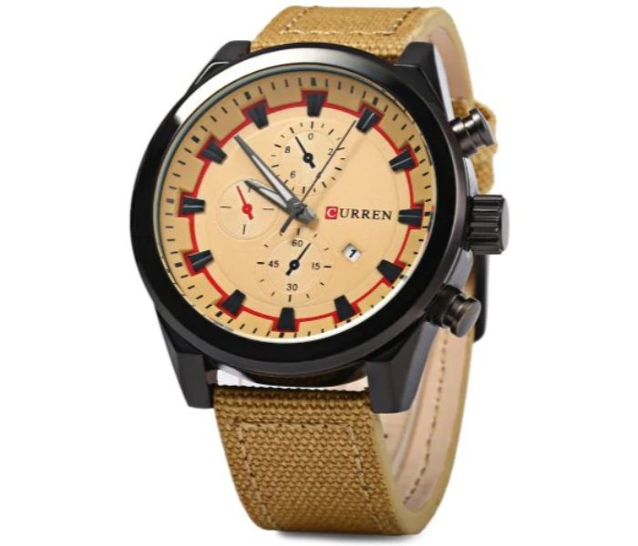 Curren 8196 Quartz Watch With Date Function For Men Ginger