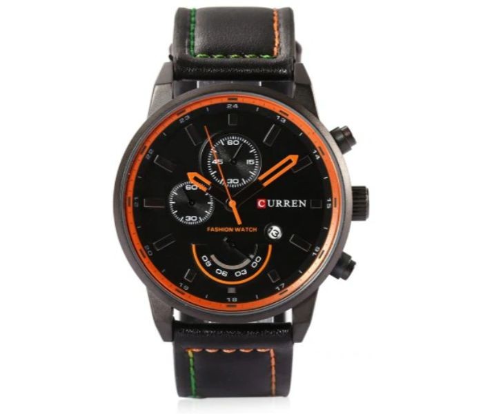 Curren 8217 Casual Quartz Curren Watch For Men - Black