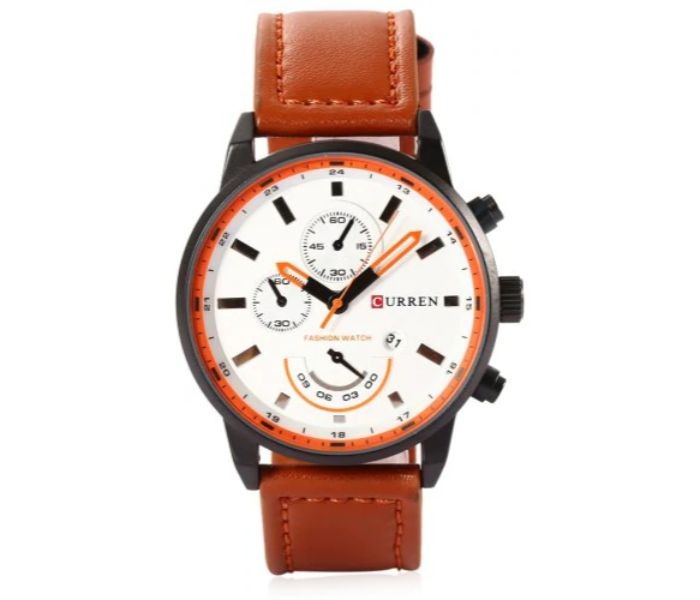 Curren 8217 Casual Quartz Curren Watch For Men - White