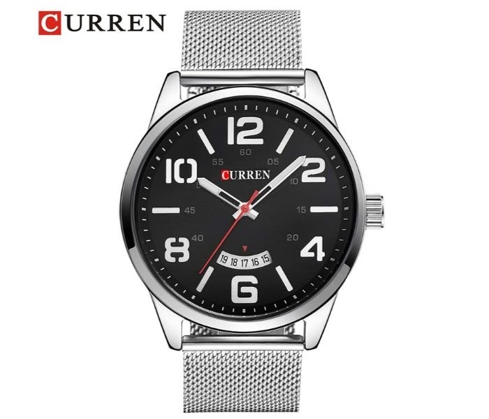 Curren 8236 Fashion Quartz Curren Watch For Men - Silver