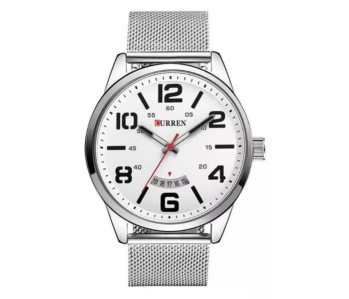 Curren 8236 Fashion Quartz Curren Watch For Men - White