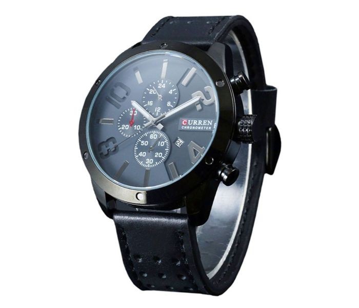 Curren 8243 Quartz Curren Watch For Men - Black