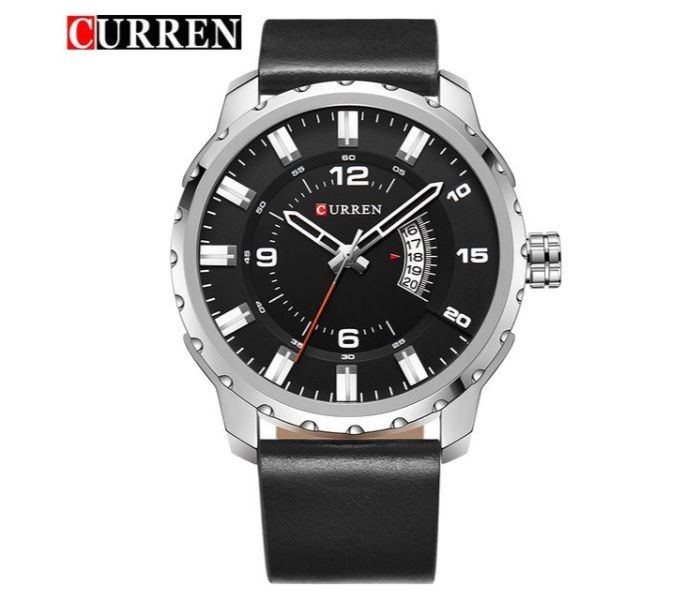 Curren 8245 Casual Quartz Curren Watch For Men - Black