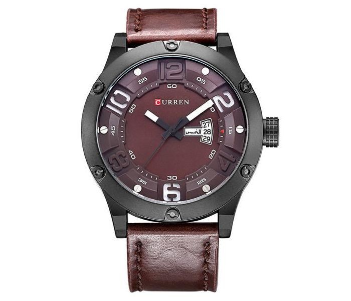 Curren 8251 Quartz Curren Watch For Men - Brown