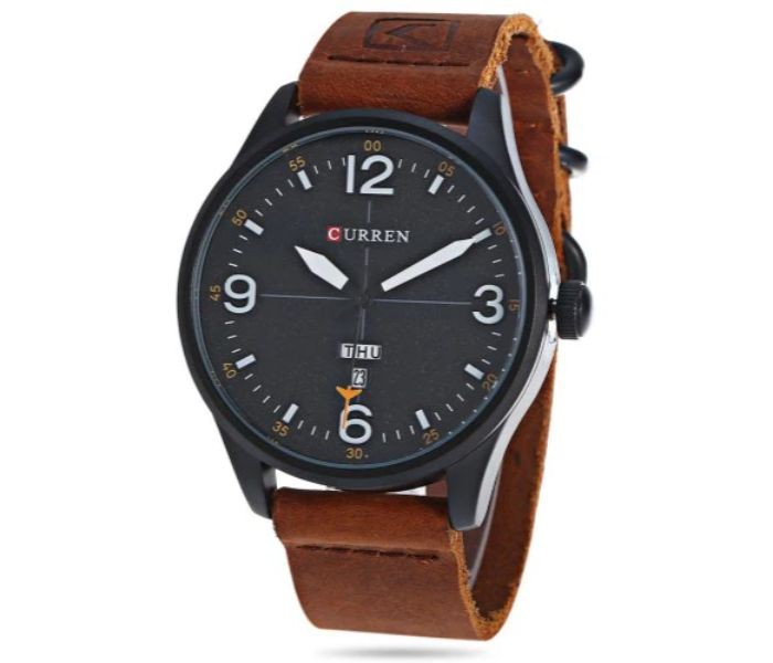 Curren 8265 Quartz Curren Watch For Men - Black And White