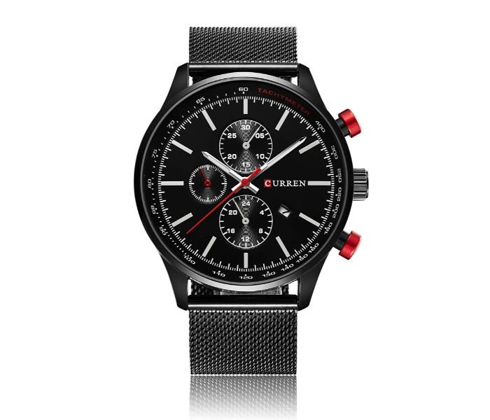 Curren 8277 Luxury Curren Watch For Men - Black